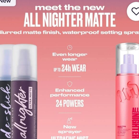 Urban Decay All Nighter Setting Spray Matte Finish- Travel Size - Picture 8 of 11